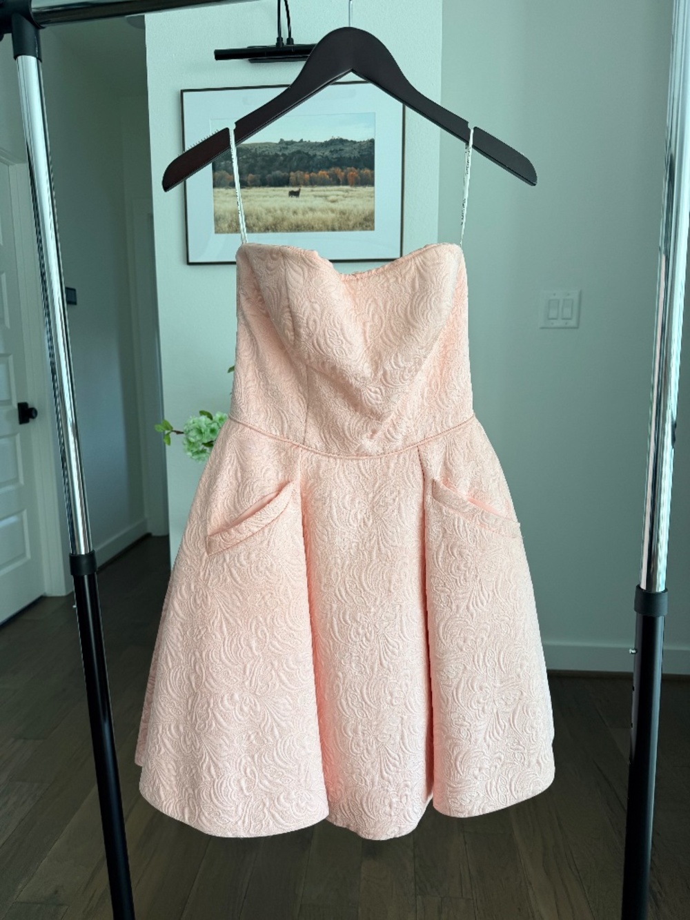 Sherri Hill Pink Strapless